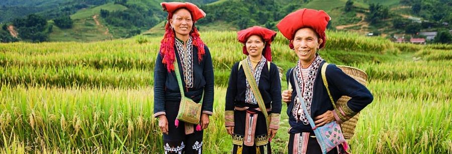 femmes dao rouge ethnies minorités du vietnam minorities nord north