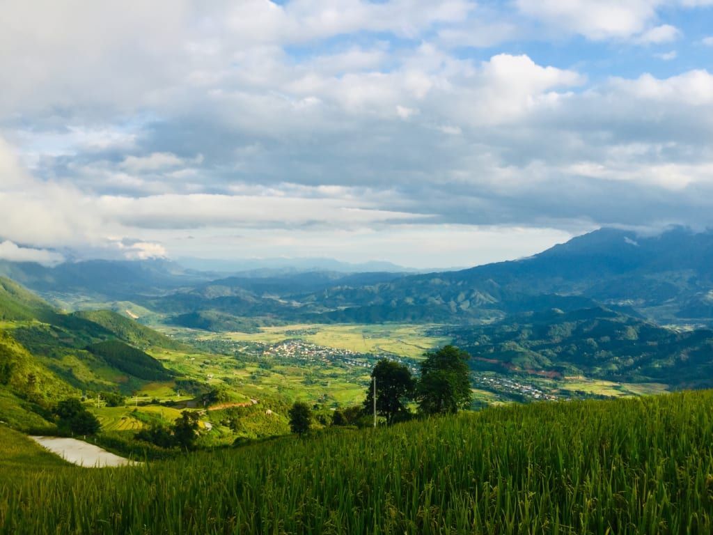 lai chau view notrh vietnam paysage nord vietnam rizières , rice fields
short tours vietnam