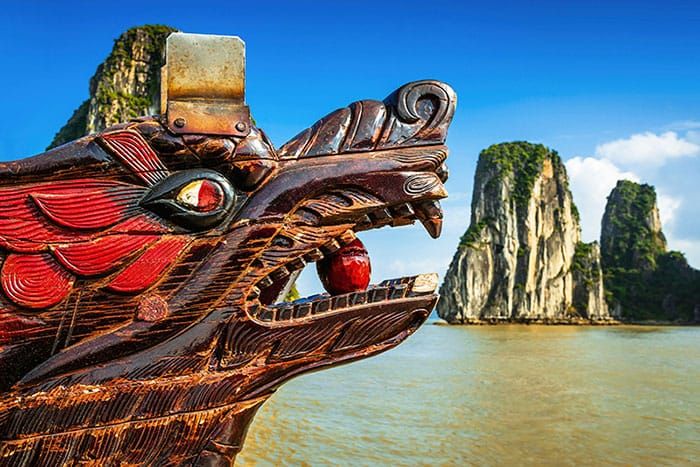 legends of vietnam dragon in halong bay