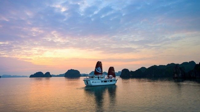 jonque traditionnelle - circuit croisière baie d'Halong - Halong Bay tour