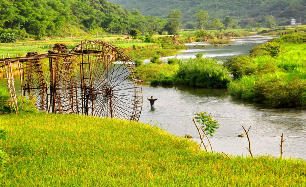 Roues a eau - Pu Luong